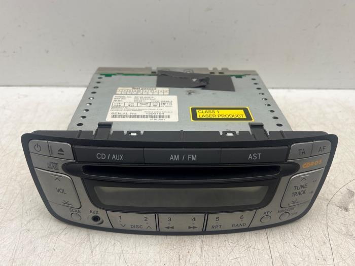 Radio/Lecteur CD d'un Peugeot 107, Autos : Pièces & Accessoires, -, 3 mois de garantie, Utilisé, -