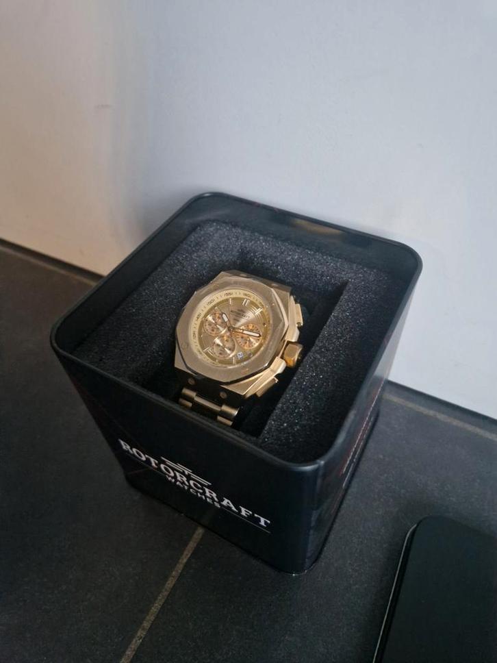 Herenhorloge van Rotorcraft Skyfall   NIEUW  !!!!, Handtassen en Accessoires, Horloges | Heren, Staal, Staal, Ophalen of Verzenden