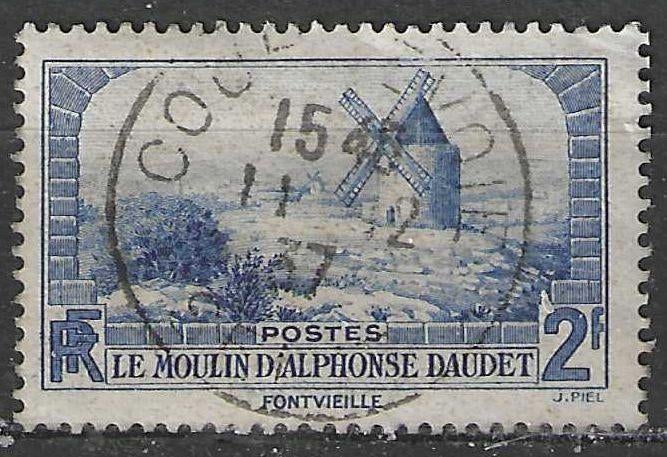 Frankrijk 1936 - Yvert 311 - Moulin de Daudet (ST), Verzenden, Gestempeld