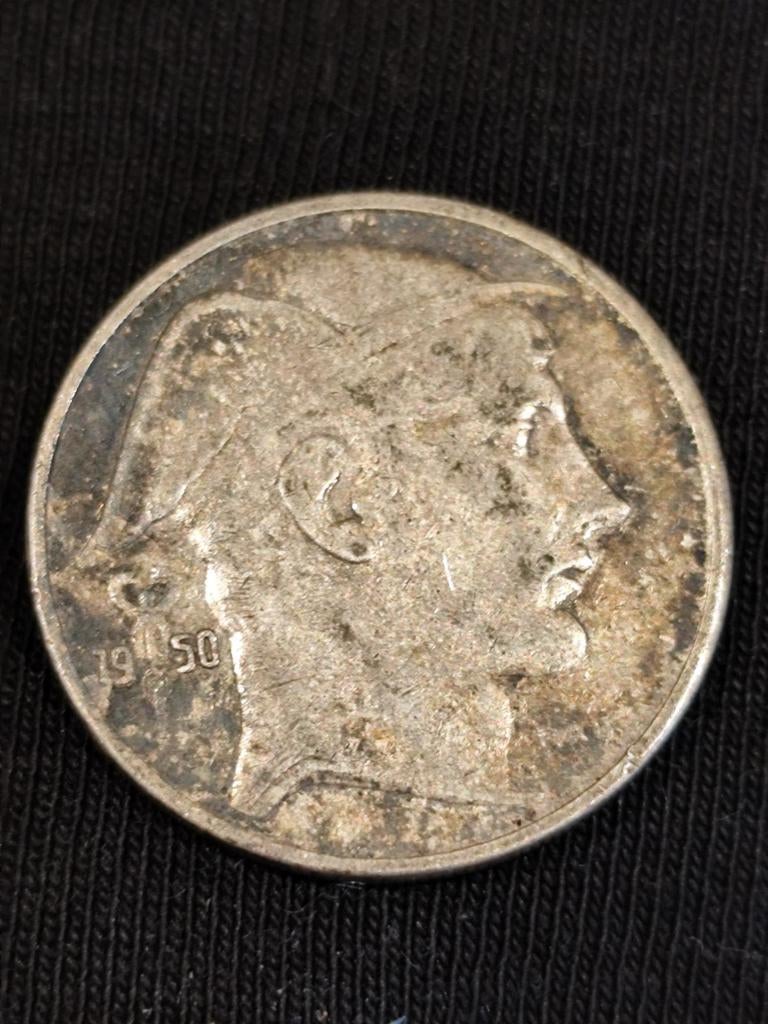 Munt 20 Francs België 1950 - Zilver 835‰ (type Mercurius), Ophalen of Verzenden, Zilver