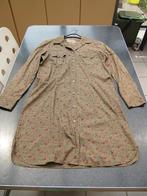 nieuw hemd- jurk Hartfort maat 2= medium kaki met bloemetjes, Hartfort, Enlèvement ou Envoi, Neuf, Taille 38/40 (M)