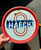 Plateau émaillé ancien publicitaire haecht