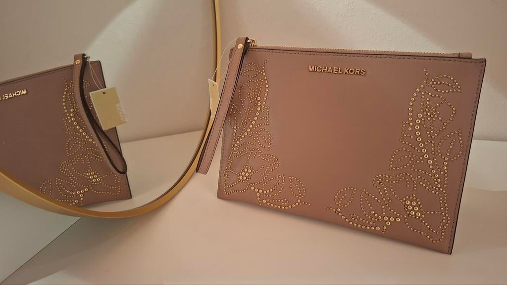 Michael Kors Clutch Nieuw, Ophalen, Nieuw, Roze, Avondtasje