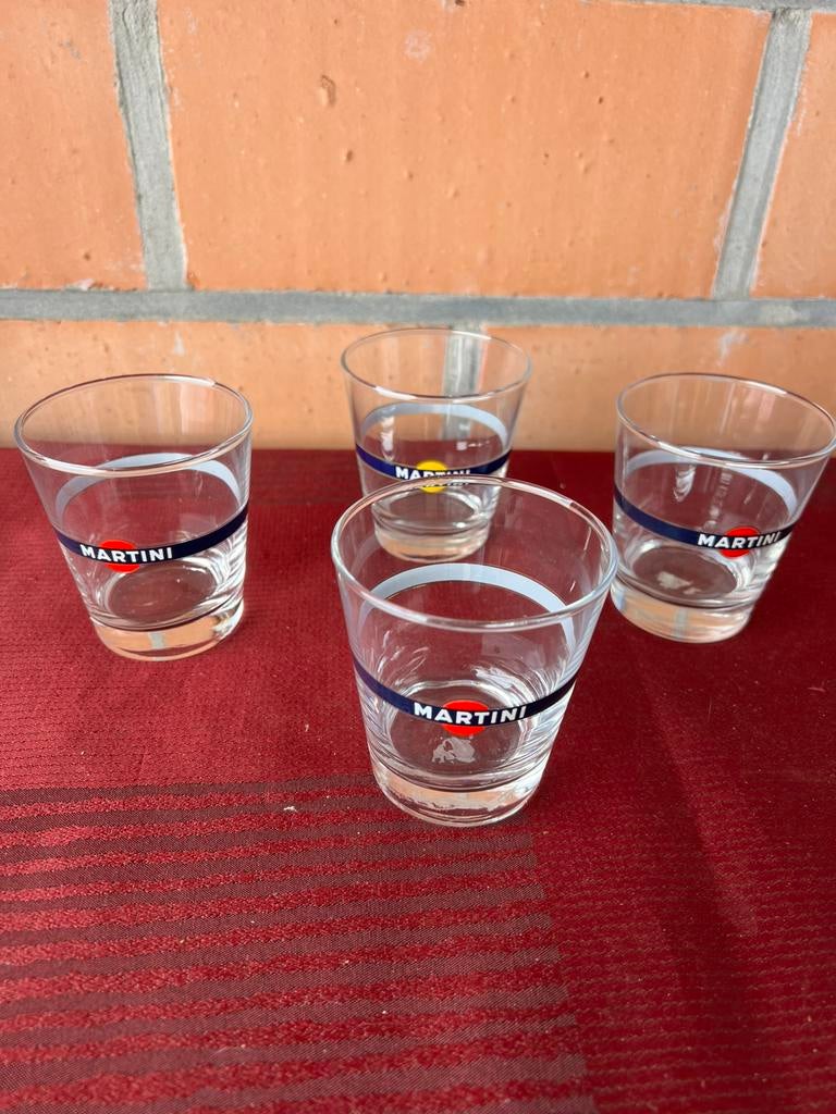 Martini glazen, Ophalen of Verzenden, Zo goed als nieuw