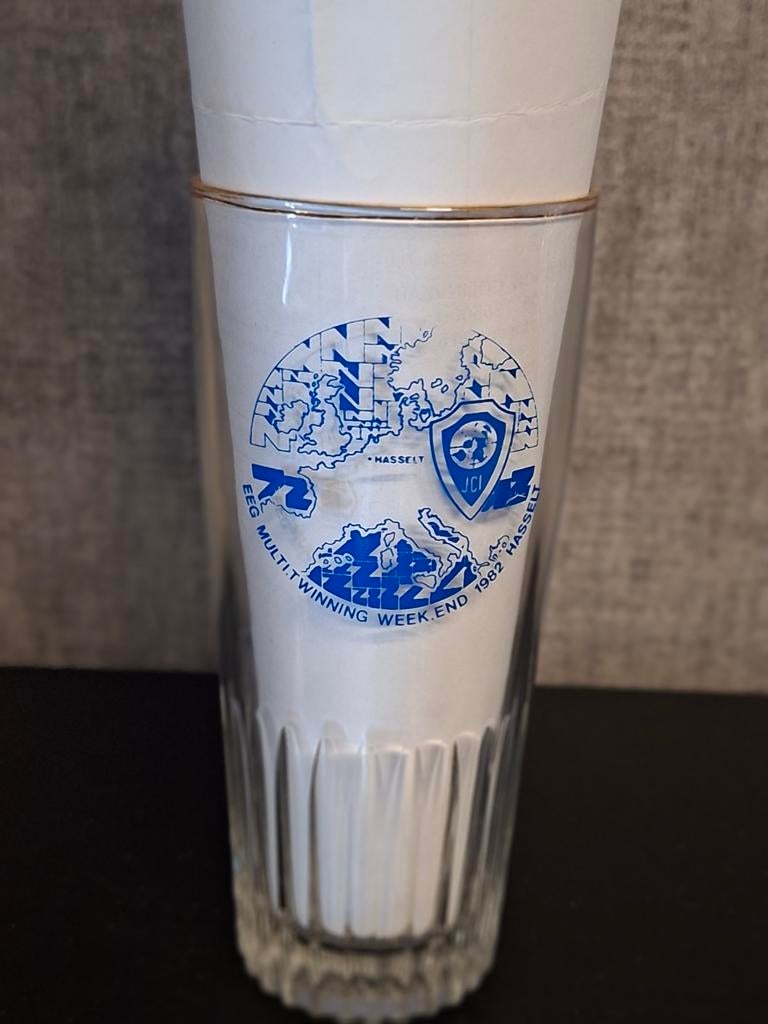 Verre Stella Artois double face, Ophalen of Verzenden, Stella Artois