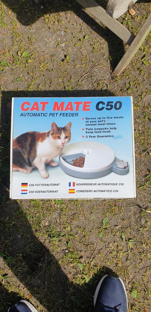 Cat Mate C50 automatische voerautomaat voor huisdieren. , Animaux & Accessoires, Nourriture & Abreuvoirs pour chats, Enlèvement