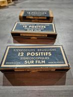 3 boîtes de positifs, stereoscopiques, Collections, Enlèvement ou Envoi