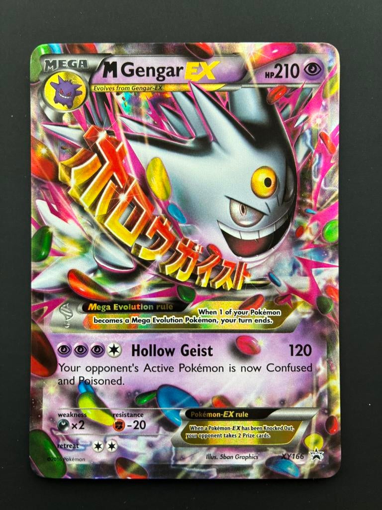 Mega Gengar EX XY 166 Promo, Enlèvement, Comme neuf, Cartes en vrac