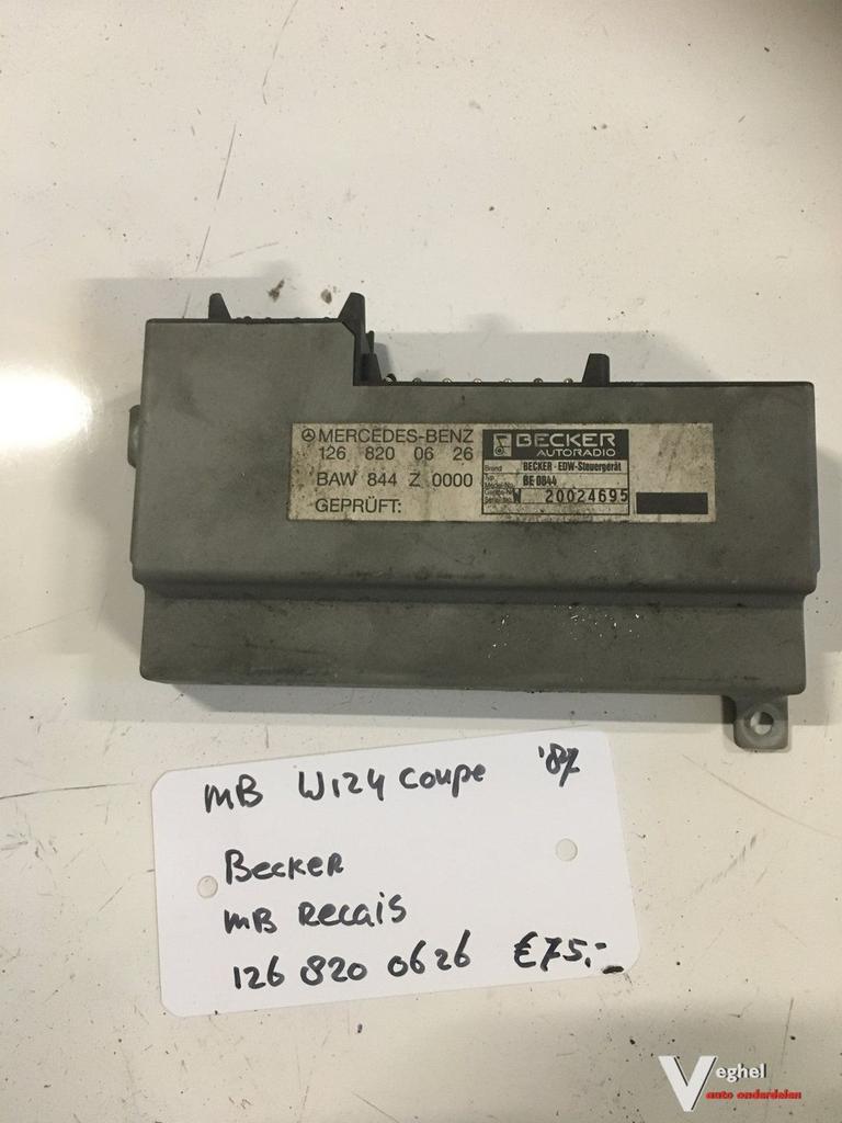 Mercedes W124 1987 Becker computer / Relais  Mb nr: 126 820, Autos : Pièces & Accessoires, -, Utilisé, -, -