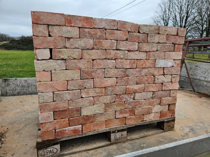 Prachtige Oude Beerse Boerekes stenen, Doe-het-zelf en Bouw, Metselstenen, Gebruikt, Bakstenen, Ophalen