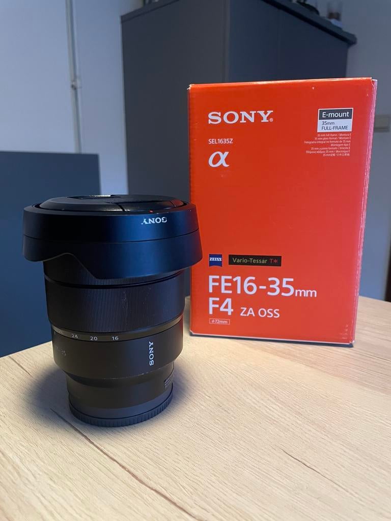 Objectif Sony FE 16-35 mm f/4 Vario-Tessar Zeiss, Enlèvement ou Envoi, Comme neuf, Objectif grand angle