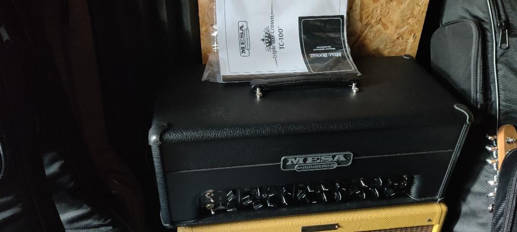 Mesa boogie mark V + triplecrown tc-100 gitaar versterker, Ophalen, Zo goed als nieuw, Gitaar