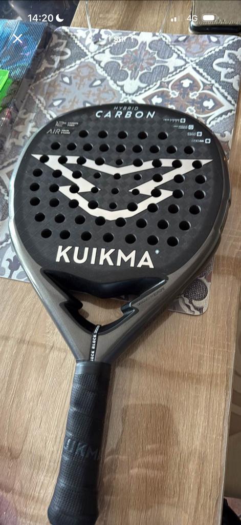 Raquette kuikma, Enlèvement, Comme neuf