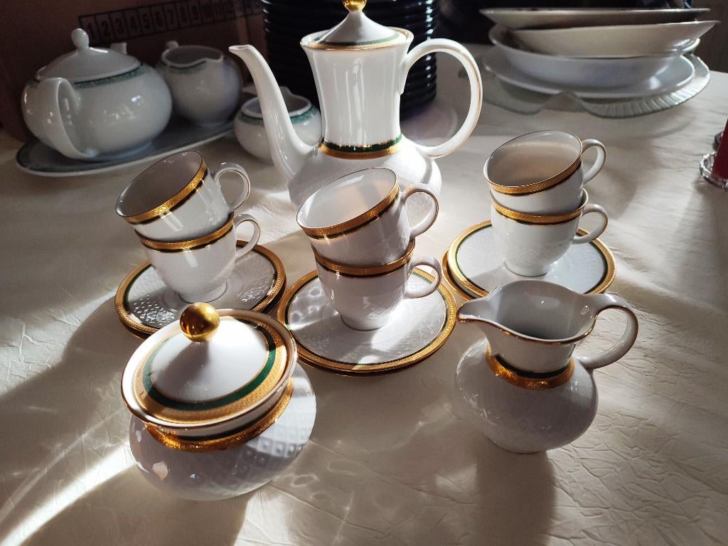 Service à moka en porcelaine Seltmann Bavaria  "Annabell", Enlèvement