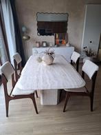 Prachtige traventijn eettafel 180x90x74, Ophalen