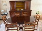Volledige eetkamer in kerselaar, Enlèvement, Utilisé, 4 à 6 chaises