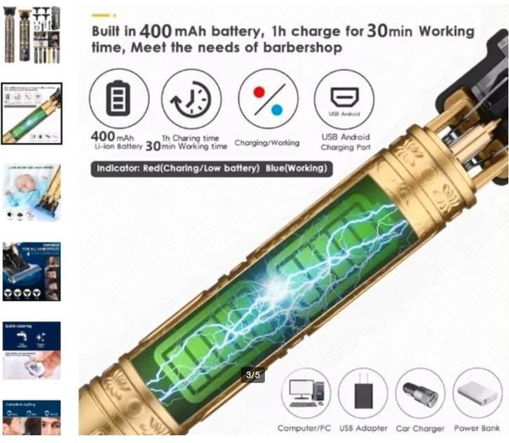 Draadloze Trimmer voor Mannen, Elektronische apparatuur, Persoonlijke Verzorgingsapparatuur, Nieuw, Haarverzorging, Ophalen of Verzenden