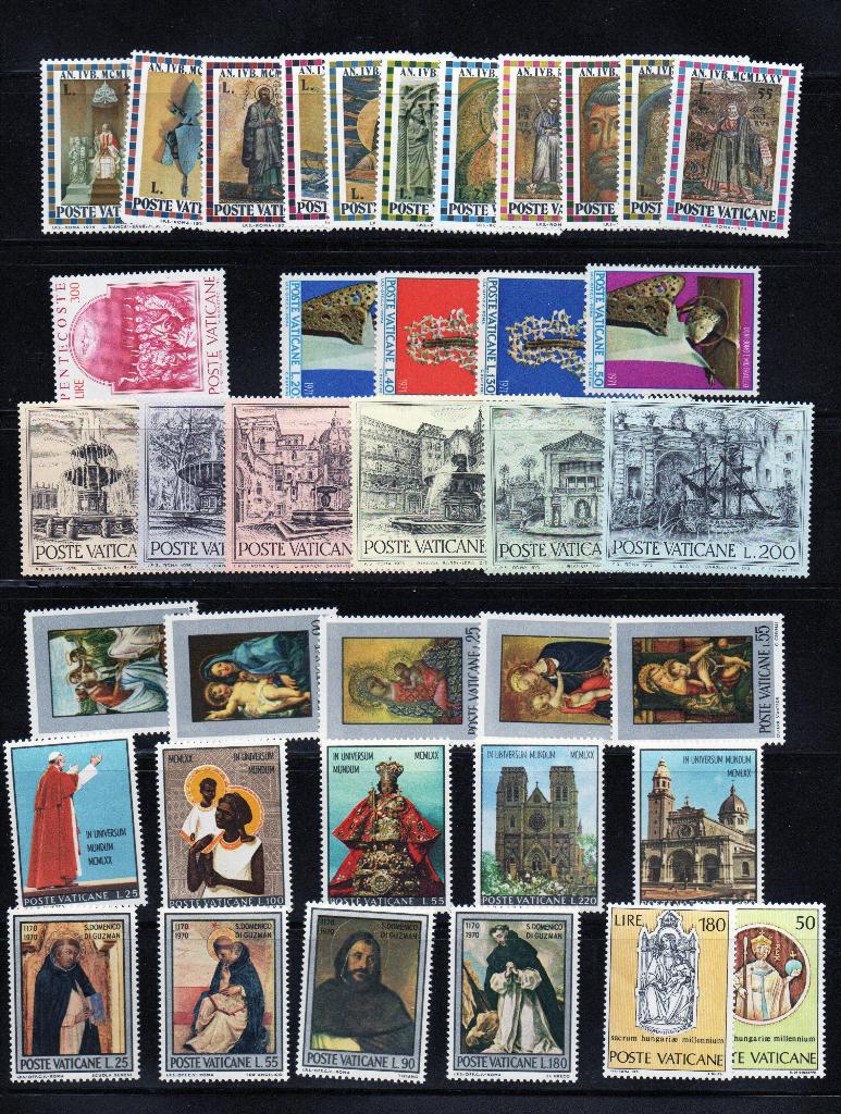 Vatican Lot de timbres en neufs xx, Timbres & Monnaies, Monnaies | Europe | Monnaies euro, Enlèvement ou Envoi, Vatican