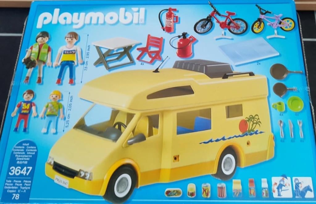 Playmobil 3647 mobilhome - nieuw in doos, Kinderen en Baby's, Speelgoed | Playmobil, Ophalen, Nieuw, Complete set