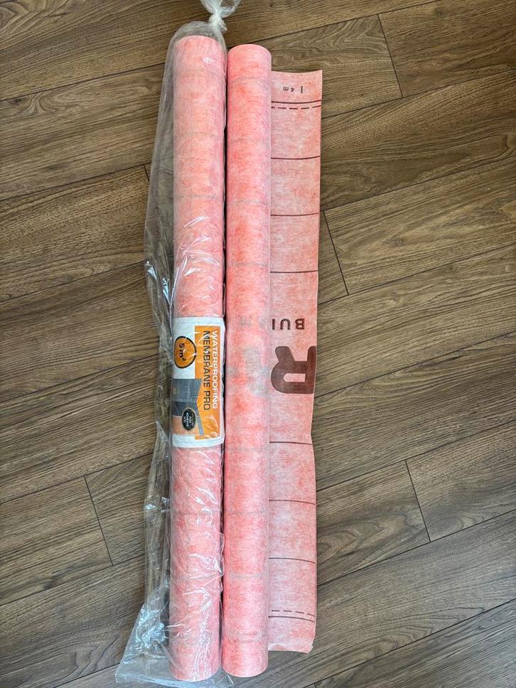 Waterdicht membraan 9m2, Doe-het-zelf en Bouw, Sanitair, Nieuw, Douche, Ophalen