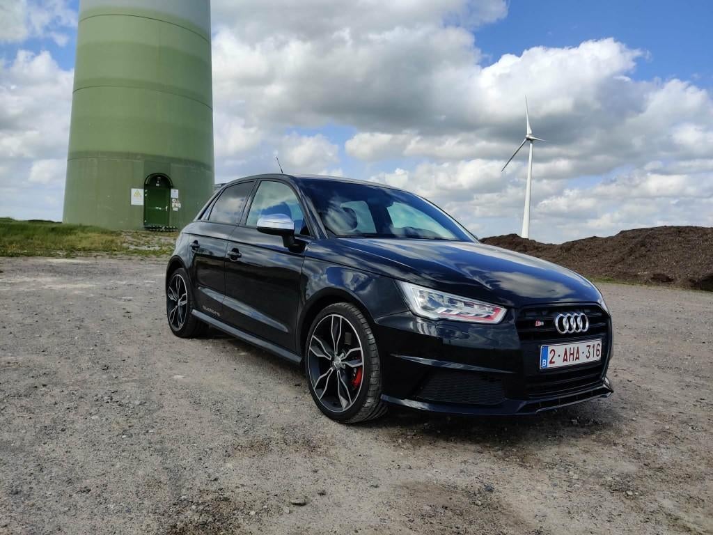 Audi S1 8X  BJ: 03/2018, 4 cilinders, Leder en Stof, Zwart, S1