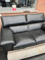 Lederen salon 3+2, Huis en Inrichting, Zetels | Zetels, Ophalen, Zo goed als nieuw