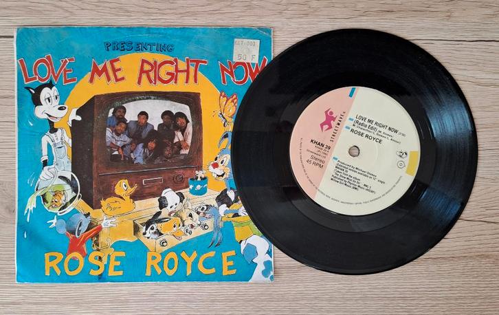 Rose Royce - Love Me Right Now, CD & DVD, Vinyles Singles, Utilisé, Single, R&B et Soul, 7 pouces, Enlèvement ou Envoi