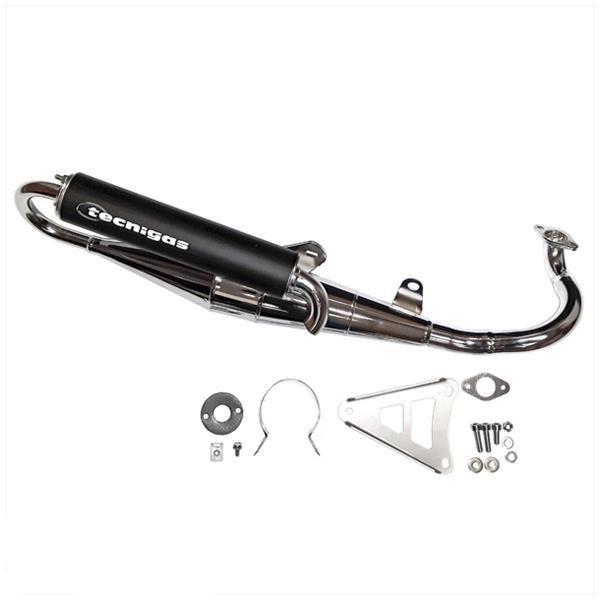 uitlaat next-r chroom, nitro,ovetto,enz,enz, Fietsen en Brommers, Brommeronderdelen | Scooters, Nieuw, Uitlaat, Ophalen