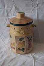 vintage keramische Rumtopf  / voorraad-pot, Antiquités & Art, Enlèvement