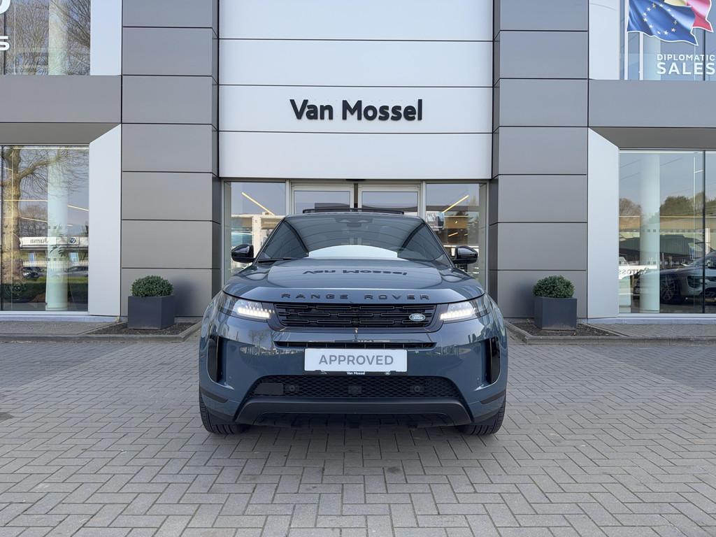 Land Rover Range Rover Evoque P160 S (bj 2025, automaat), Auto's, Land Rover, Gebruikt, Zwart, Blauw, Leder