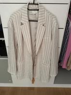 Blazer blanc ligné H&M, Neuf, H&M, Enlèvement ou Envoi, Taille 36 (S)