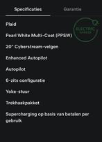 Model X PLAID *Enhanced AP *36m Garantie, Auto's, Tesla, Automaat, Wit, Leder, 2290 kg