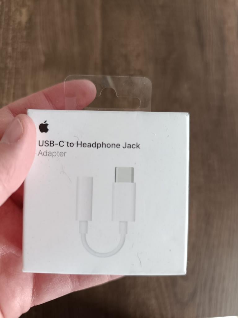 Apple USB C to headphone Jack adapter, Ophalen of Verzenden, Nieuw, Apple iPhone