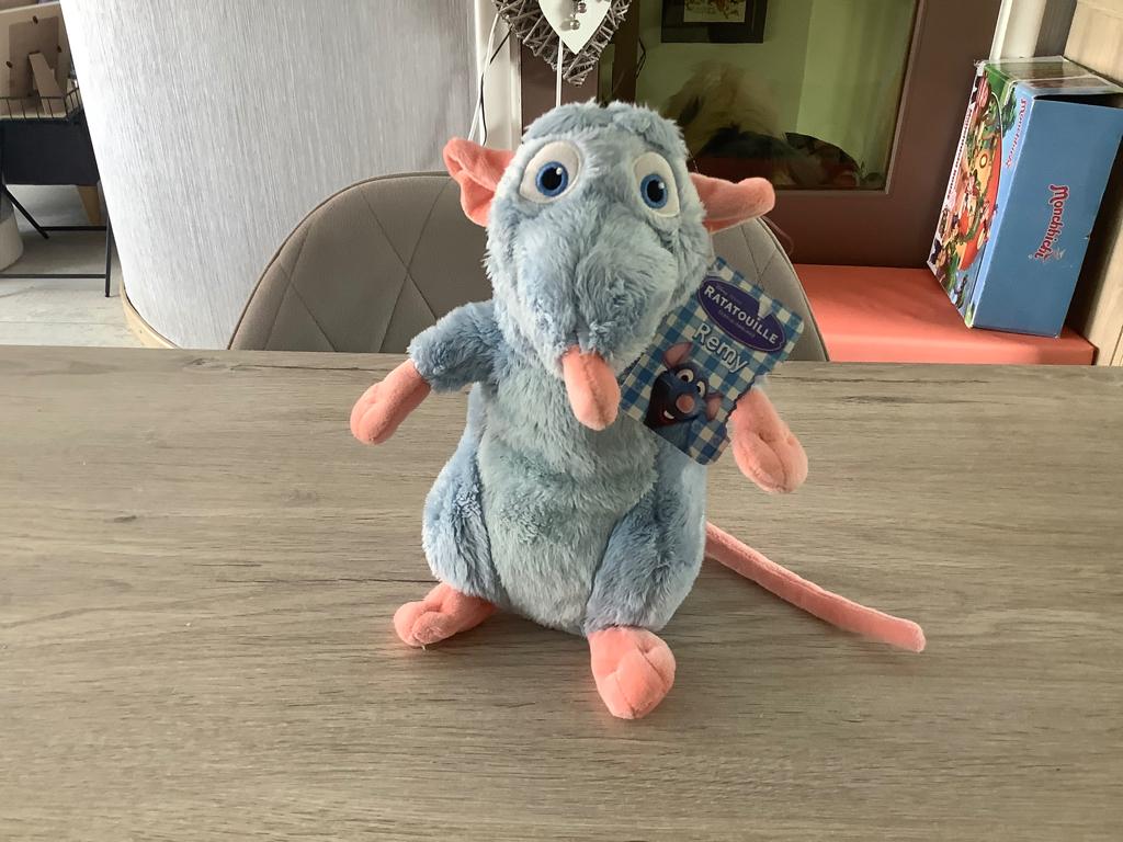 Disney-Pixar Ratatouille pluche character (Nieuw) (30 cm), Disney, Disney, Overige typen, Blauw