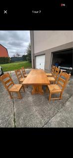 Table et chaise de salle a manger, Enlèvement, Utilisé, Chêne