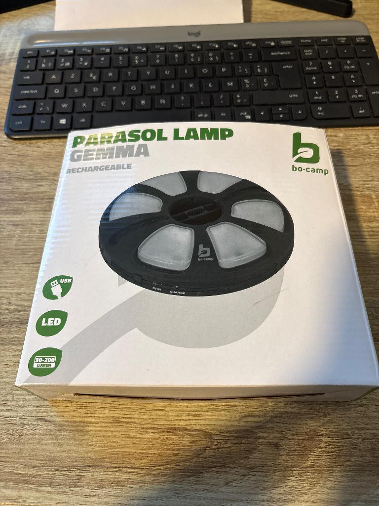 Parasollamp oplaadbaar, Tuin en Terras, Ophalen of Verzenden, Nieuw, Plafondlamp