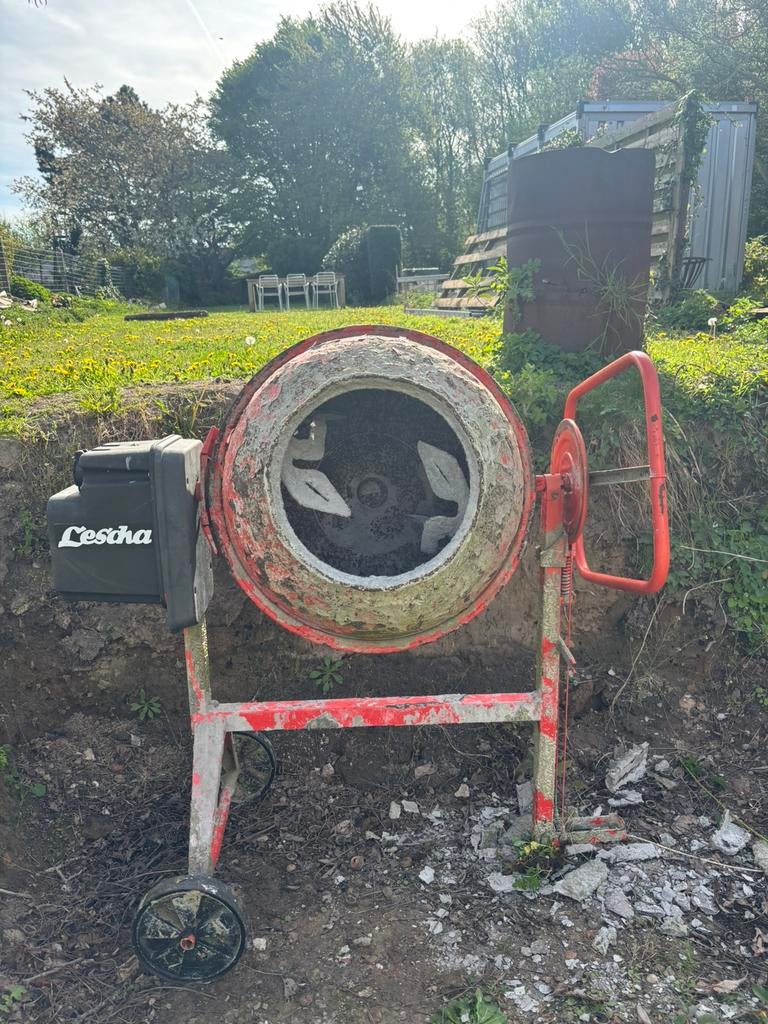 Betonmolen Lescha, Enlèvement, Utilisé