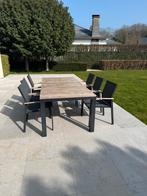 Tuintafel met stoelen, Salons de jardin, Enlèvement, Utilisé, Bois