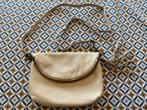 NIEUW leren tasje, Handtassen en Accessoires, Tassen | Damestassen, Ophalen of Verzenden, Nieuw, Beige