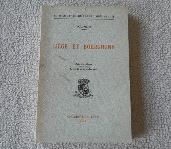 Liège et Bourgogne, Livres, Histoire nationale, Utilisé, Enlèvement ou Envoi