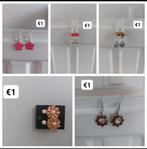 Partijtje oorbellen, Bijoux, Sacs & Beauté, Boucles d'oreilles, Neuf, Enlèvement ou Envoi, Autres couleurs, Autres matériaux