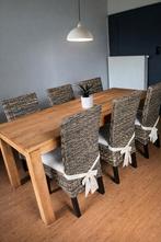 Tafel + 6 stoelen, Ophalen, Gebruikt