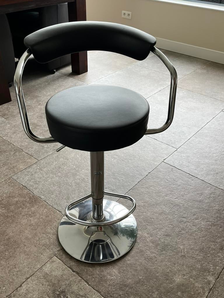 2 barkrukken, 2 tabourets, Enlèvement, Comme neuf, Réglable en hauteur