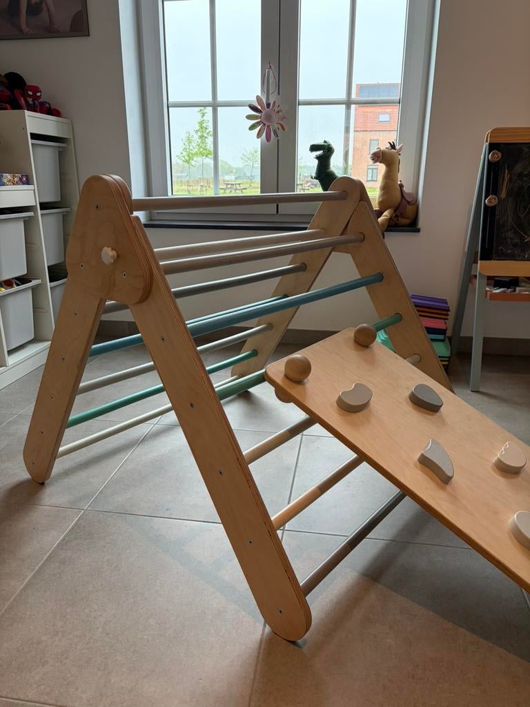 LEG&GO Driehoek Klim Set, Montessori, Pastel, Enlèvement, Comme neuf