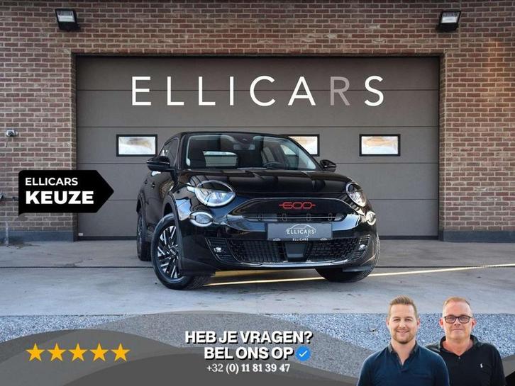 Fiat 600e 51 KWH / SOH 96% / RED / CARPLAY / LED / DAB / PS, Autos, Fiat, Entreprise, Autres modèles, ABS, Phares directionnels