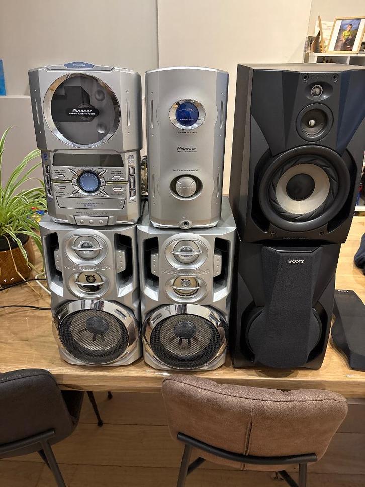 Pioneer stereoketen, TV, Hi-fi & Vidéo, Chaîne Hi-fi, Utilisé, Deck cassettes ou Lecteur-enregistreur de cassettes, Lecteur CD