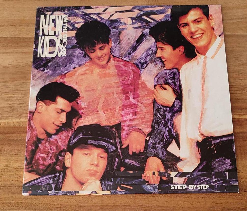 LP New Kids on the block - Step by step., Ophalen of Verzenden, Gebruikt