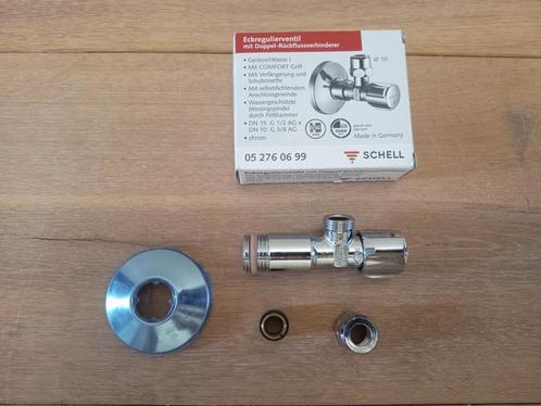 Valve d'angle - Schell Comfort 1/2 - NEUVE, Bricolage & Construction, Sanitaire, Neuf, Lavabo, Chrome, Enlèvement ou Envoi