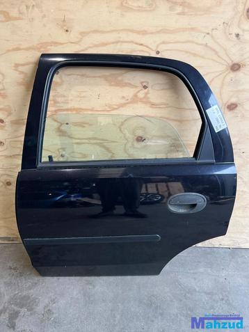 OPEL CORSA C zwart Links achter deur portier deur 2000-2005	 beschikbaar voor biedingen