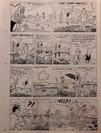 POM - originele pagina PIET PIENTER en BERT BIBBER, Antiek en Kunst, Ophalen of Verzenden